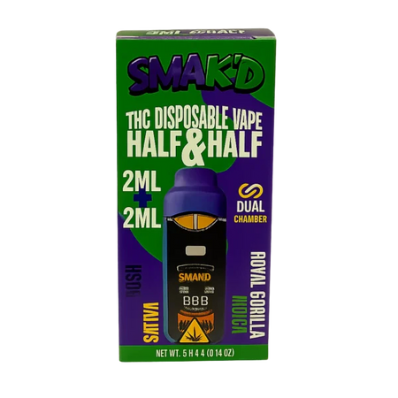 Smak'd Dual Chamber THC Disposable Vape 4G