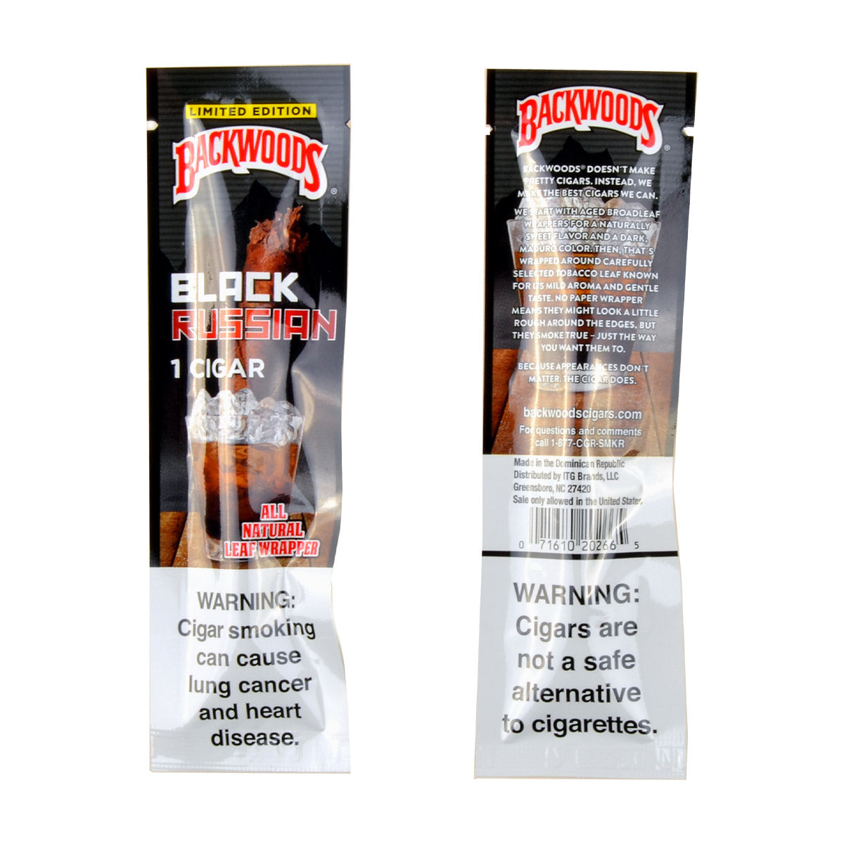 Black Russian Backwoods Cigars