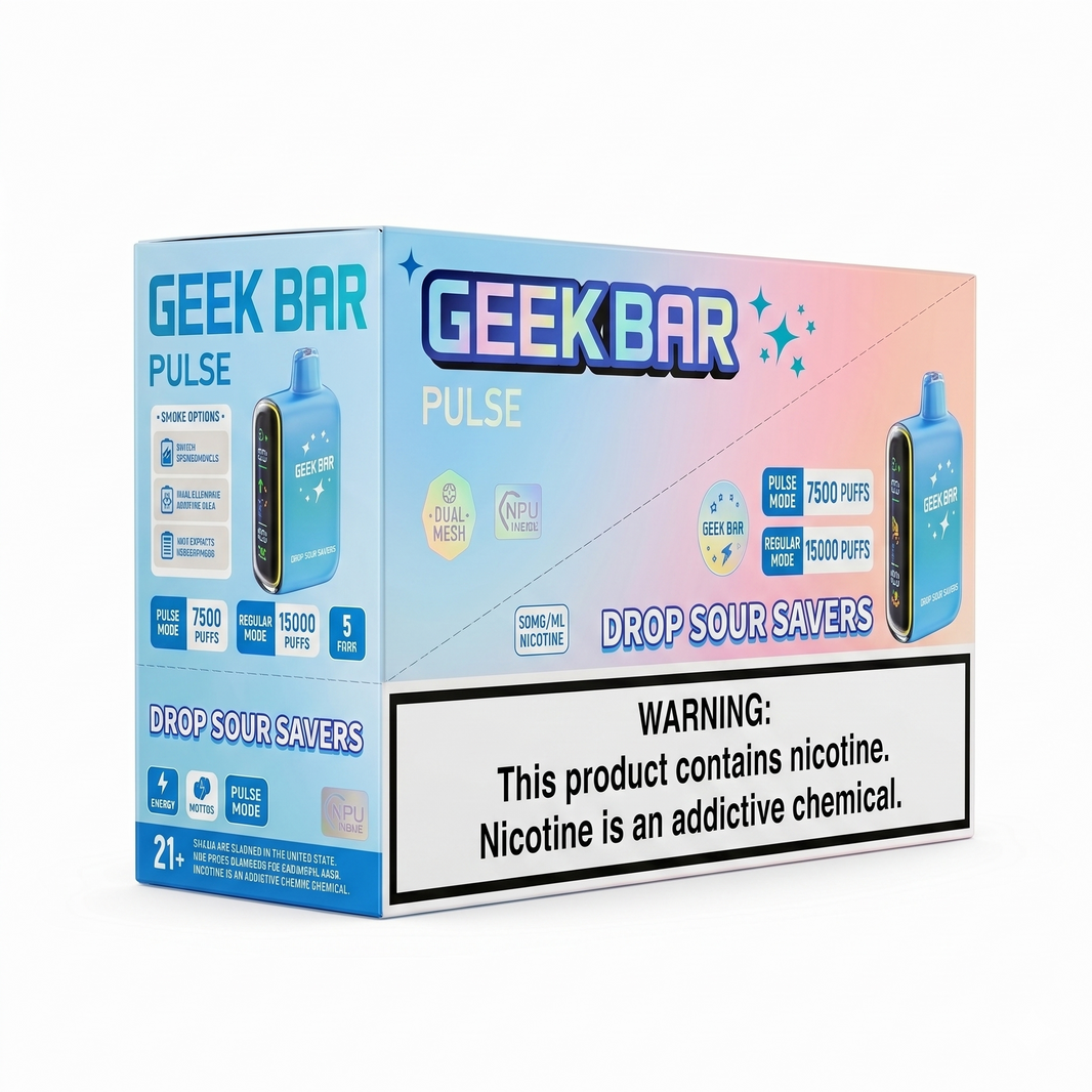 GEEK BAR PULSE 15000 Drop Sour Savers 5 Pack
