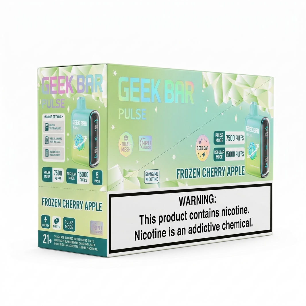 GEEK BAR PULSE 15000 Frozen Cherry Apple 5 Pack