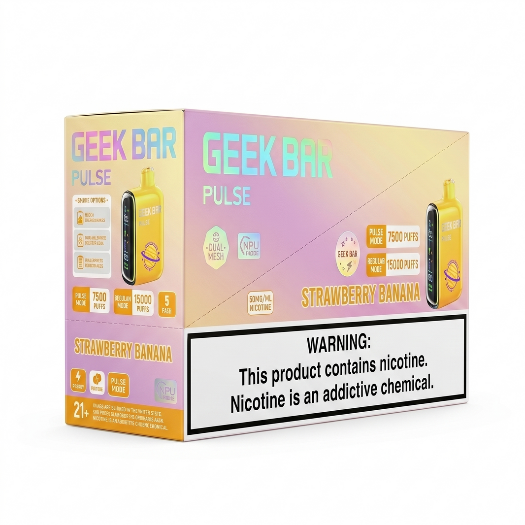 GEEK BAR PULSE 15000 Strawberry Banana 5 Pack