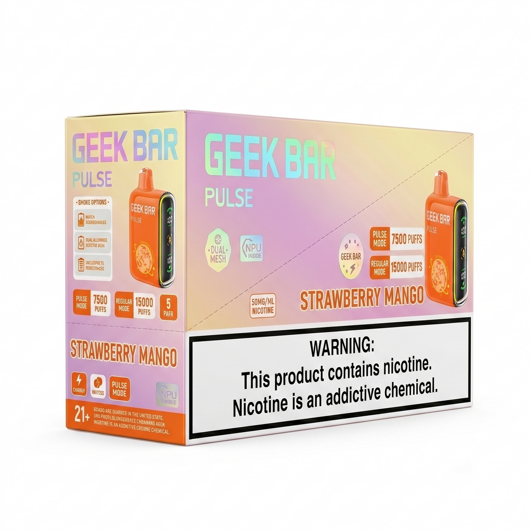 GEEK BAR PULSE 15000 Strawberry Mango 5 Pack