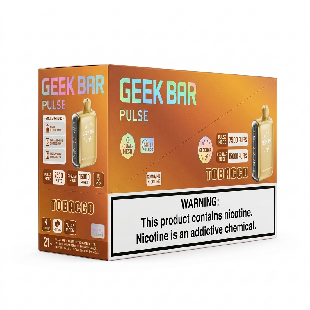 GEEK BAR PULSE 15000 Tobacco 5 Pack