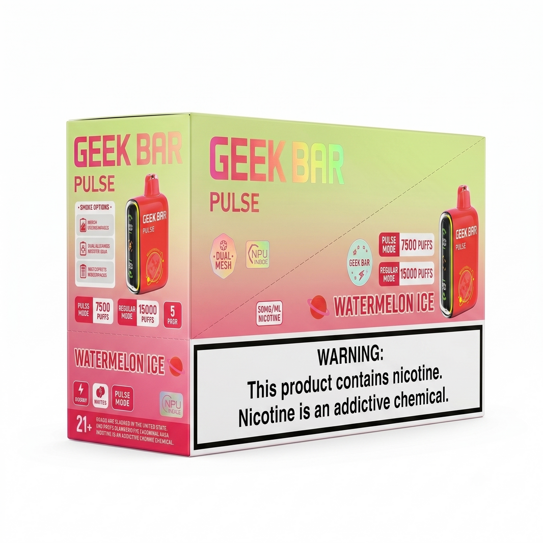 GEEK BAR PULSE 15000 Watermelon Ice 5 Pack