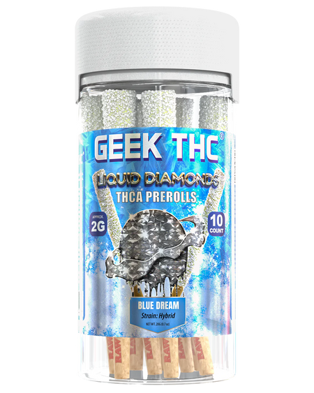 Geek THC Liquid Diamonds THCa Pre Rolls 2G (10ct)