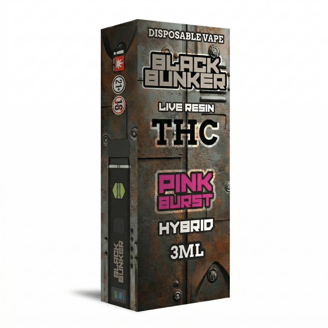 Black Bunker Live Resin THCp Disposable Vape 3G