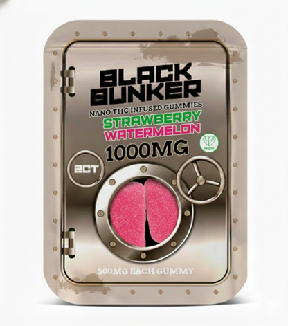 Black Bunker Nano THC Gummies 1000MG (2Ct)