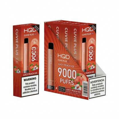 HQD Cuvie Plus 2.0 9000 Disposable Vape 5 Pack