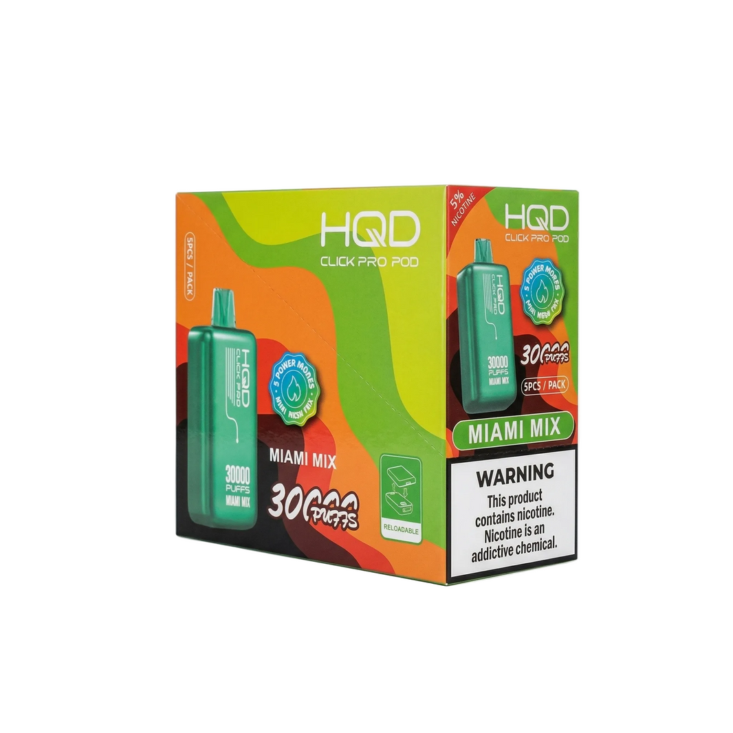 HQD Click Pro Disposable Refill Pods 5 Pack