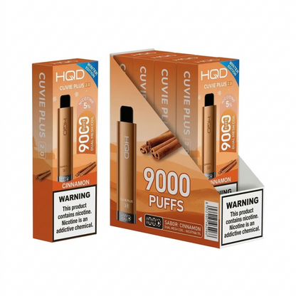 HQD Cuvie Plus 2.0 9000 Disposable Vape 5 Pack