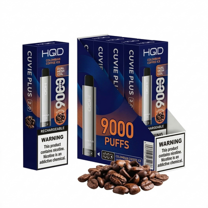 HQD Cuvie Plus 2.0 9000 Disposable Vape 5 Pack