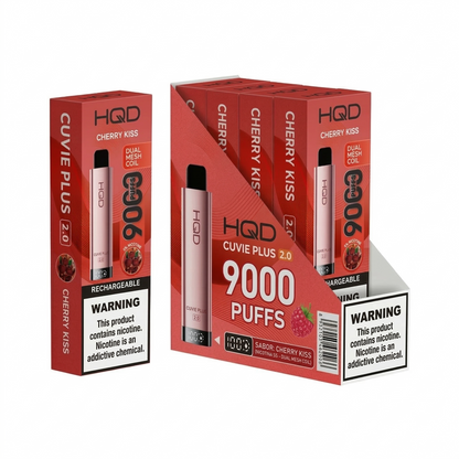HQD Cuvie Plus 2.0 9000 Disposable Vape 5 Pack