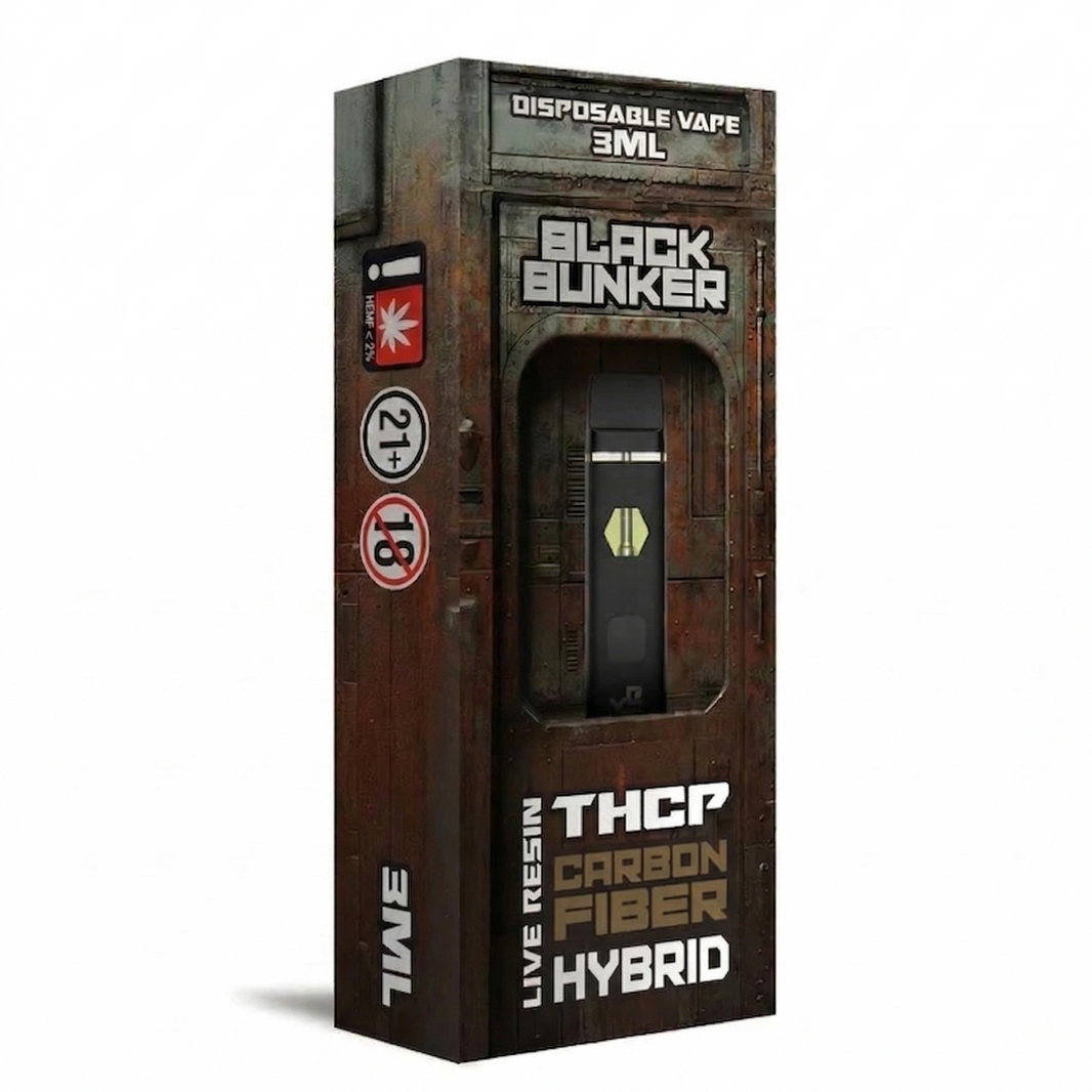 Black Bunker Live Resin THCp Disposable Vape 3G
