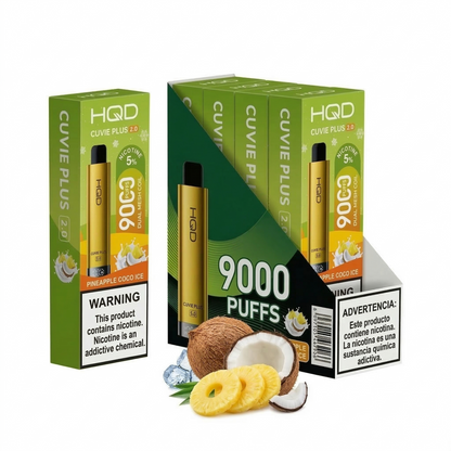 HQD Cuvie Plus 2.0 9000 Disposable Vape 5 Pack