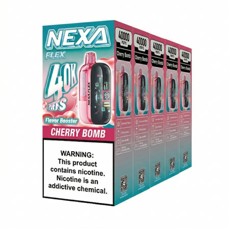 Nexa Flex Crystal Kit Flavor Boost 40k Puff Disposable Vape-Mod 5 Pack