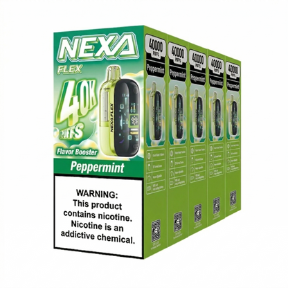 Nexa Flex Crystal Kit Flavor Boost 40k Puff Disposable Vape-Mod 5 Pack
