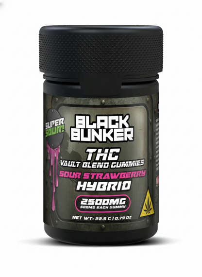 Black Bunker THC Vault Blend Gummies 2500MG (5Ct)