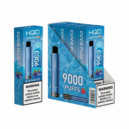 HQD Cuvie Plus 2.0 9000 Disposable Vape 5 Pack