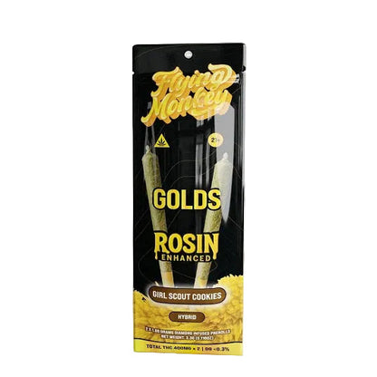 Flying Monkey Gold Rosin Enhanced Pre Rolls 1.65G (2Ct)