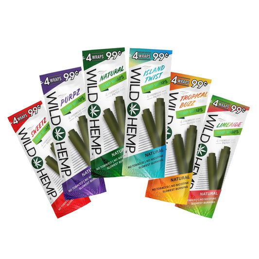 Wild Hemp Hemp Wraps - 6 Flavors