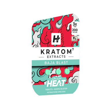 Heat Kratom Extract Tablets 200MG (3Ct)