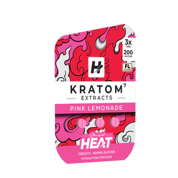 Heat Kratom Extract Tablets 200MG (3Ct)
