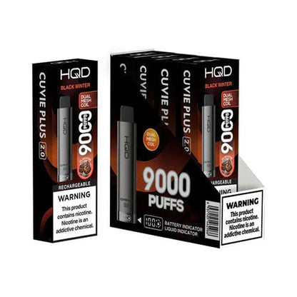 HQD Cuvie Plus 2.0 9000 Disposable Vape 5 Pack