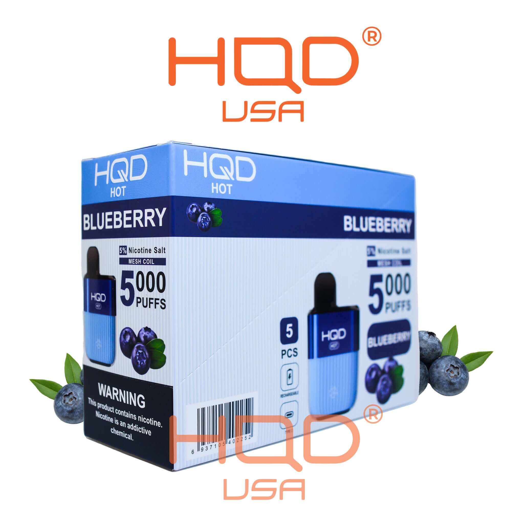 HQD HOT-BRICK 5 PCS - hqdtechusa