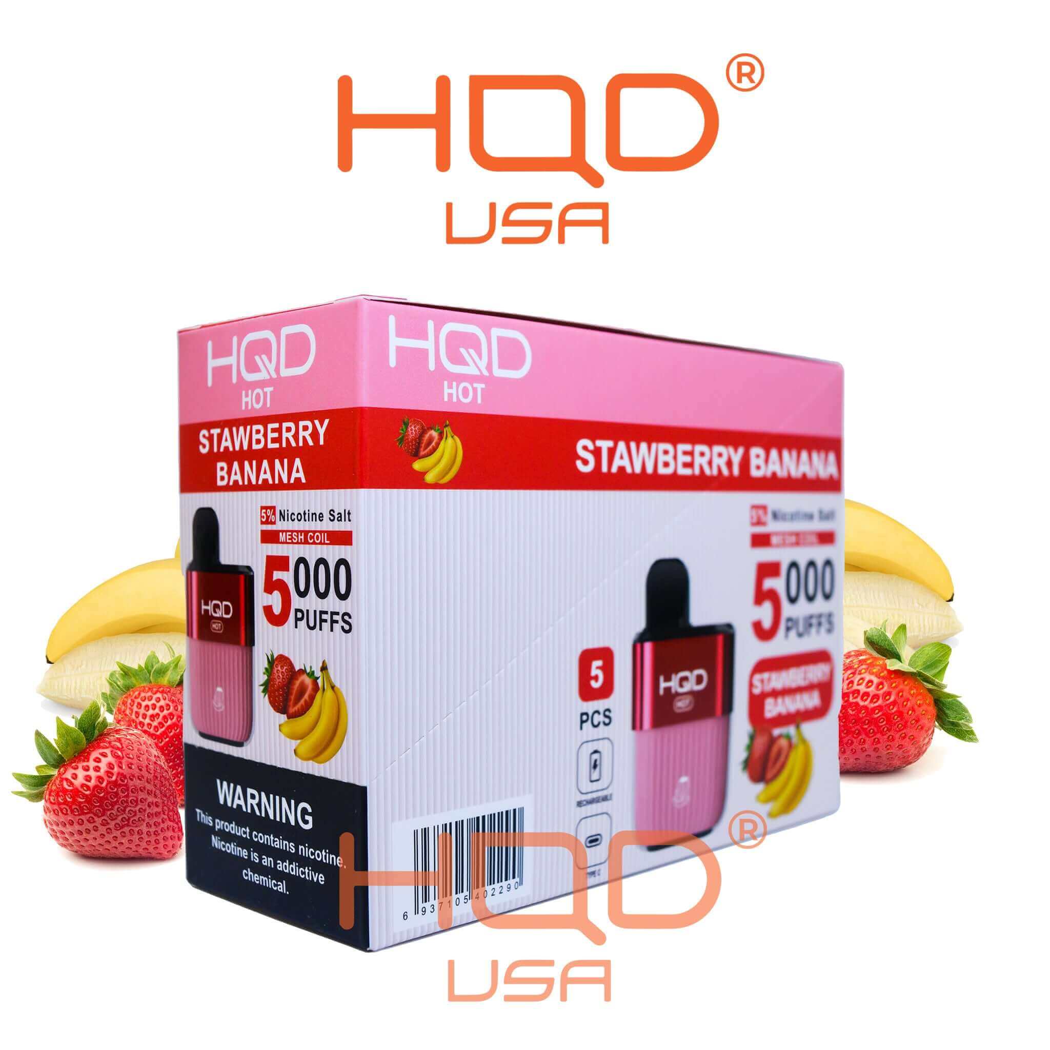 HQD HOT-BRICK 5 PCS - hqdtechusa