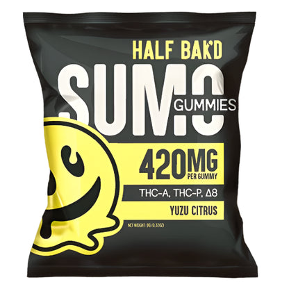 Half Bak'D Sumo THC-A, THC-P & Delta-8 Gummies 420MG (2ct)