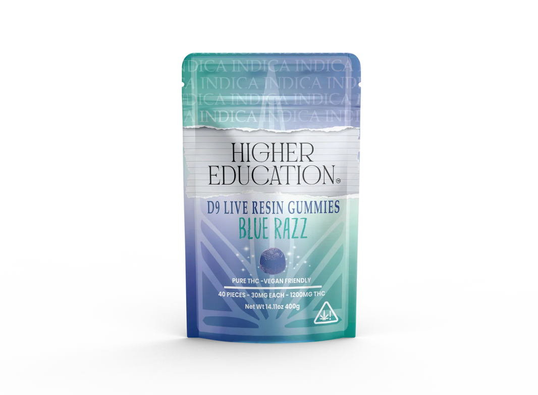 Higher Education D9 Live Resin Gummies 1200MG (40Ct)