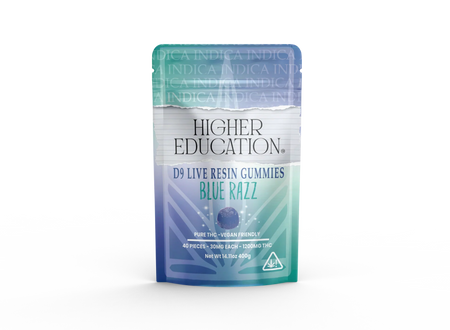 Higher Education D9 Live Resin Gummies 1200MG (40Ct)