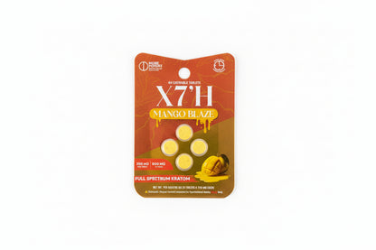 X7'H Full Spectrum Kratom Tablets 8000MG (4Ct)
