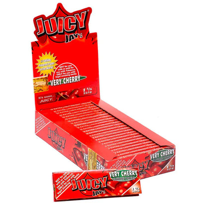 Very Cherry Juicy Jays Flavored Rolling Papers  1-1/4″