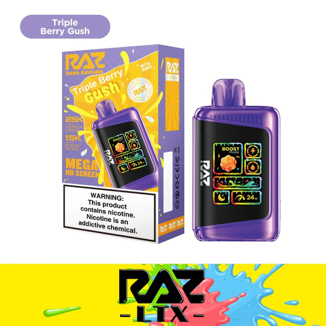 RAZ DC25000 Disposable Vape with Full Color Animation