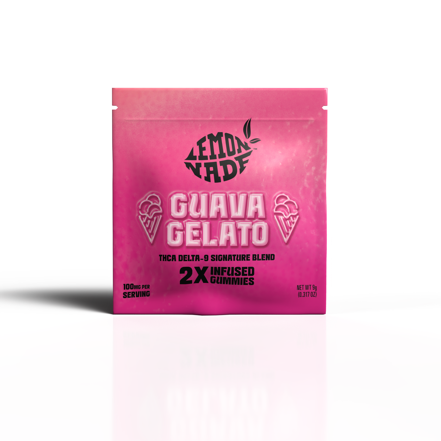 Lemonnade Infused Gummies - Guava Gelato