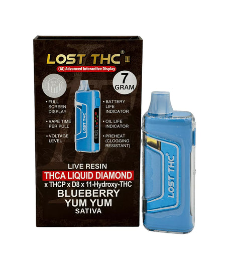 Lost THC V3 THCa Liquid Diamonds Live Resin Disposable Vape 7G