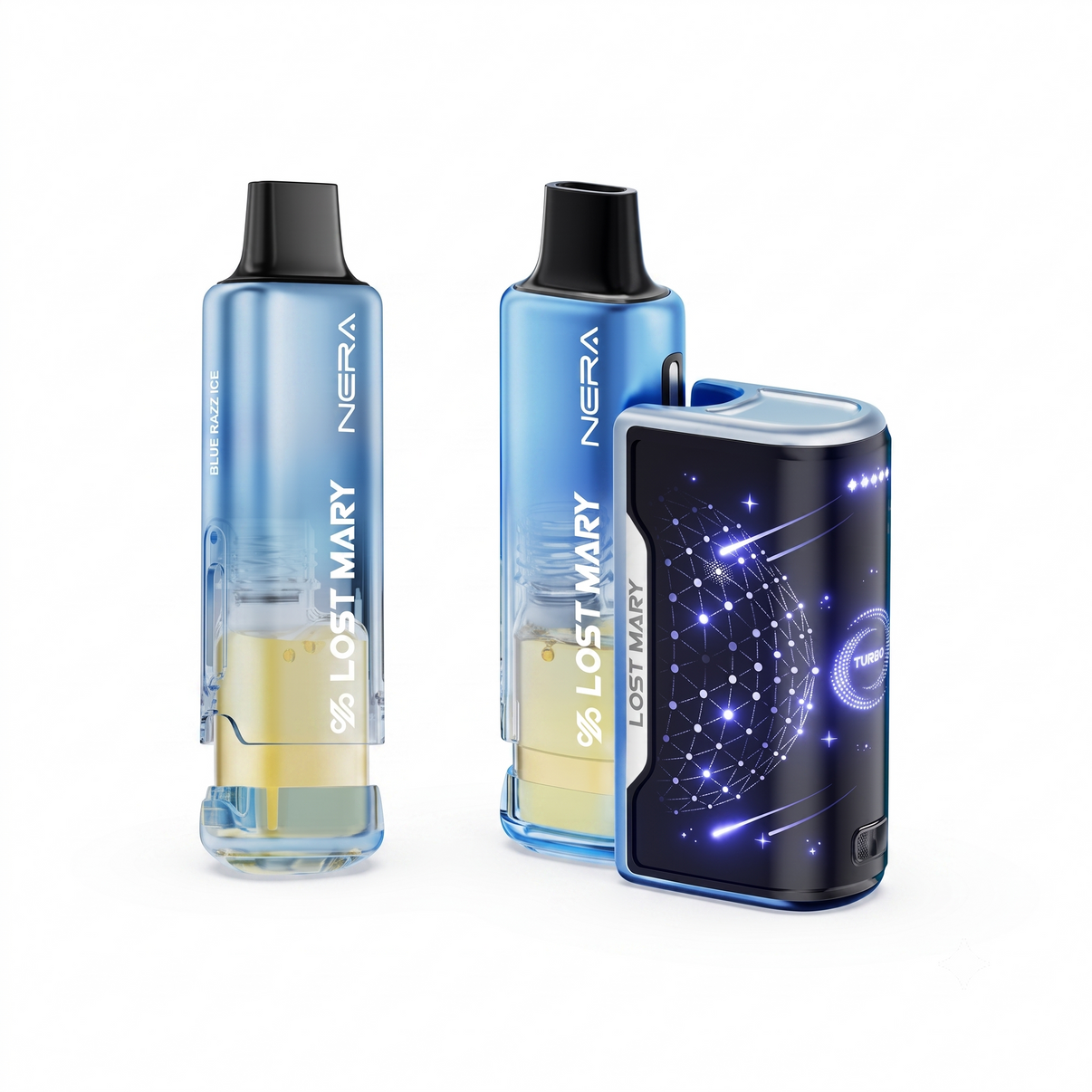 Lost Mary Nera Fullview Kit 70000 Puffs - Blue Razz Ice