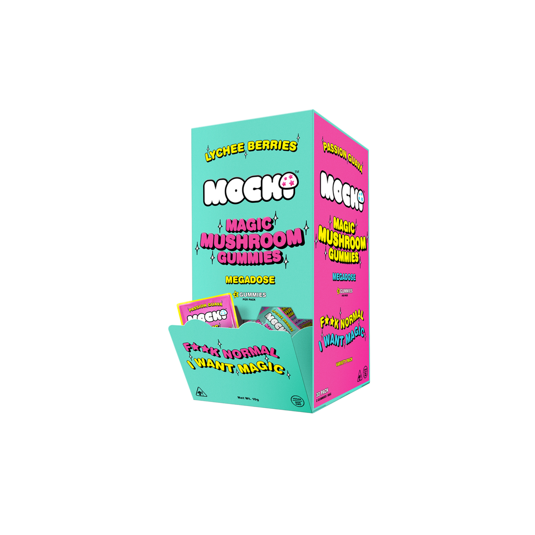 Mochi Magic Mushroom Megadose Mix Flavor Gummies (2ct)
