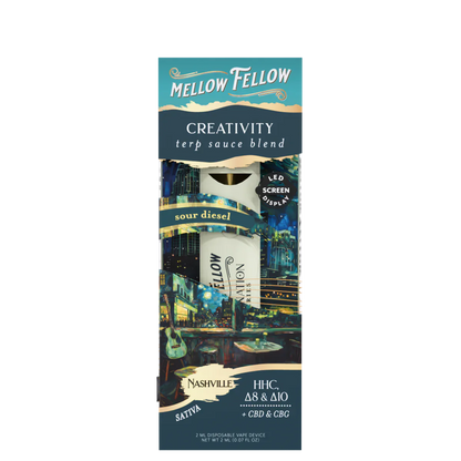 Mellow Fellow Creativity Blend Terp Sauce Disposable Vape 2ML