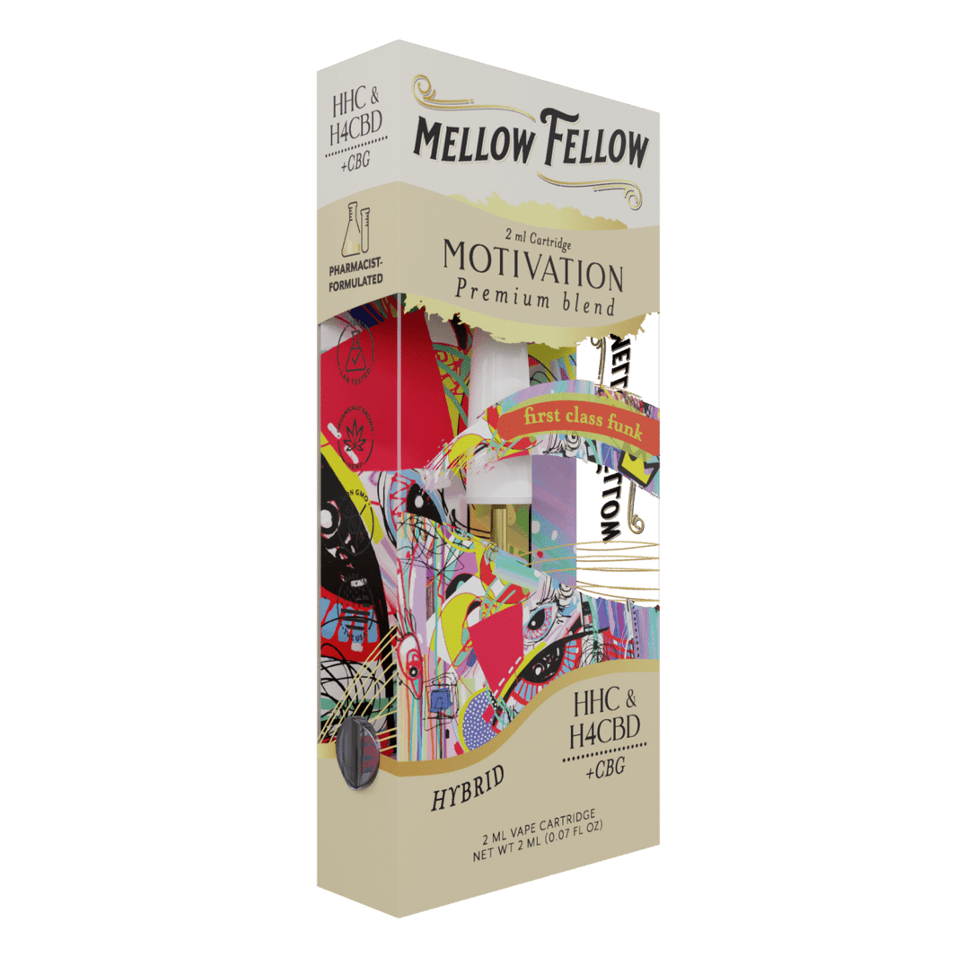 Mellow Fellow Motivation Premium Blend Vape Cartridge 2ML