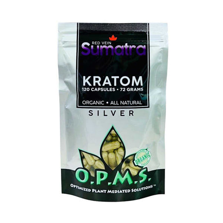 O.P.M.S. Silver Kratom Capsules (120Ct)