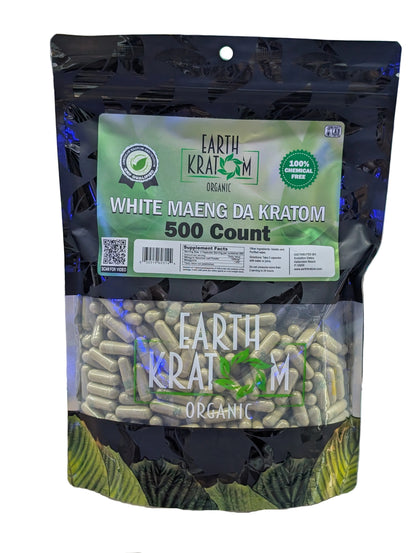 Earth Kratom Organic Capsules (500Ct)
