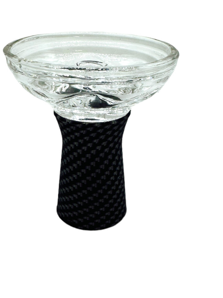 Clear Top Silicone Base Hookah Head