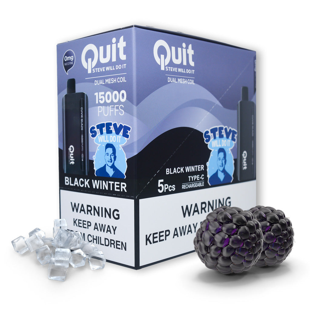 Quit- Steve Will Do It! Cuvie Glaze (0% Nicotine) (5 Pack) - hqdtechusa