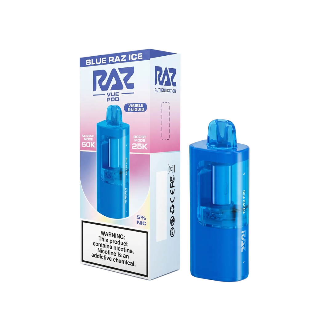 RAZ VUE POD 50K Puffs - Blue Raz Ice