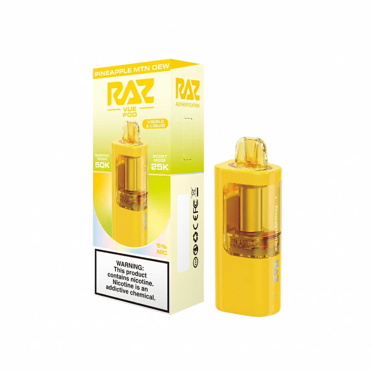 RAZ VUE POD 50K Puffs - Pineapple Mtn Dew