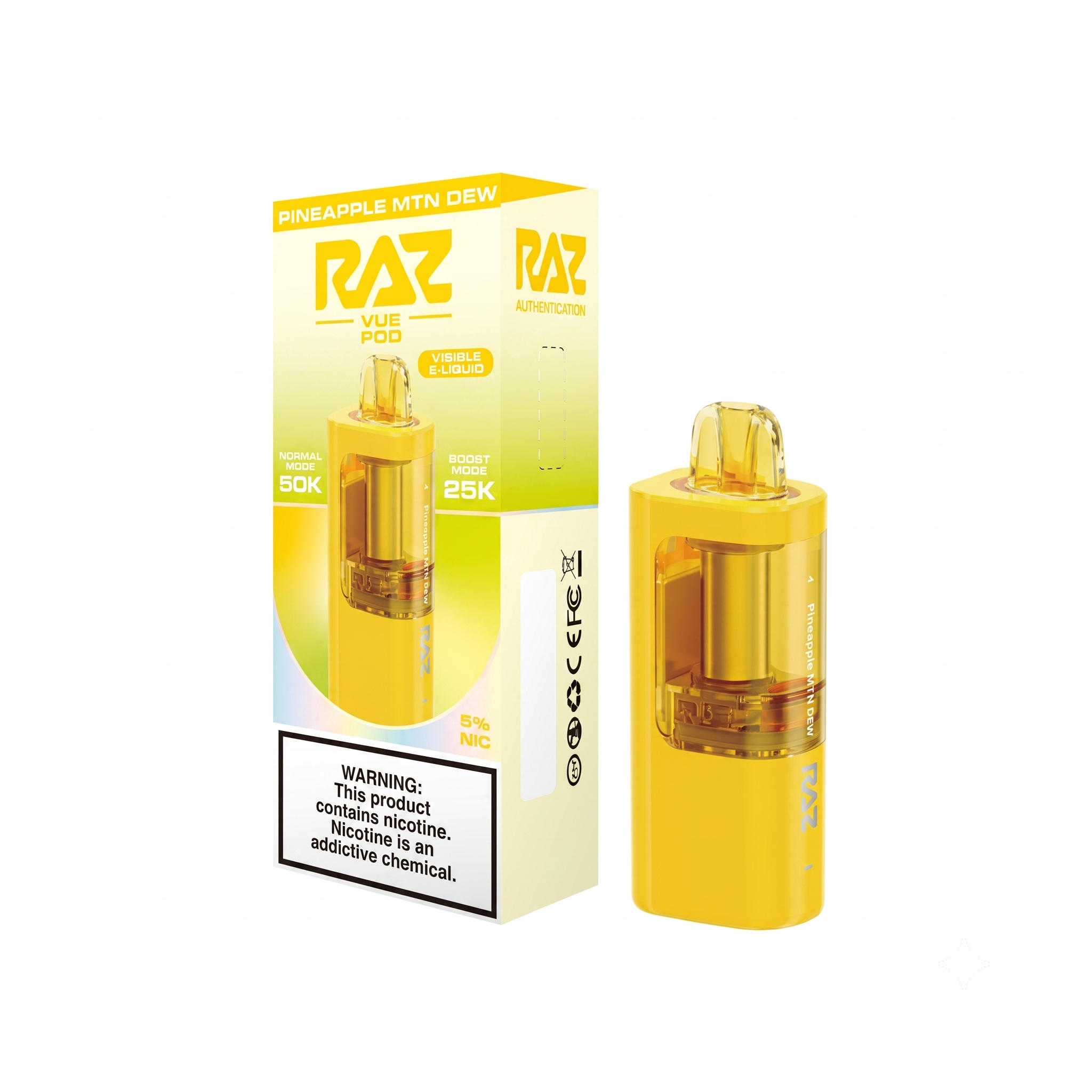 RAZ VUE POD 50K Puffs - Pineapple Mtn Dew