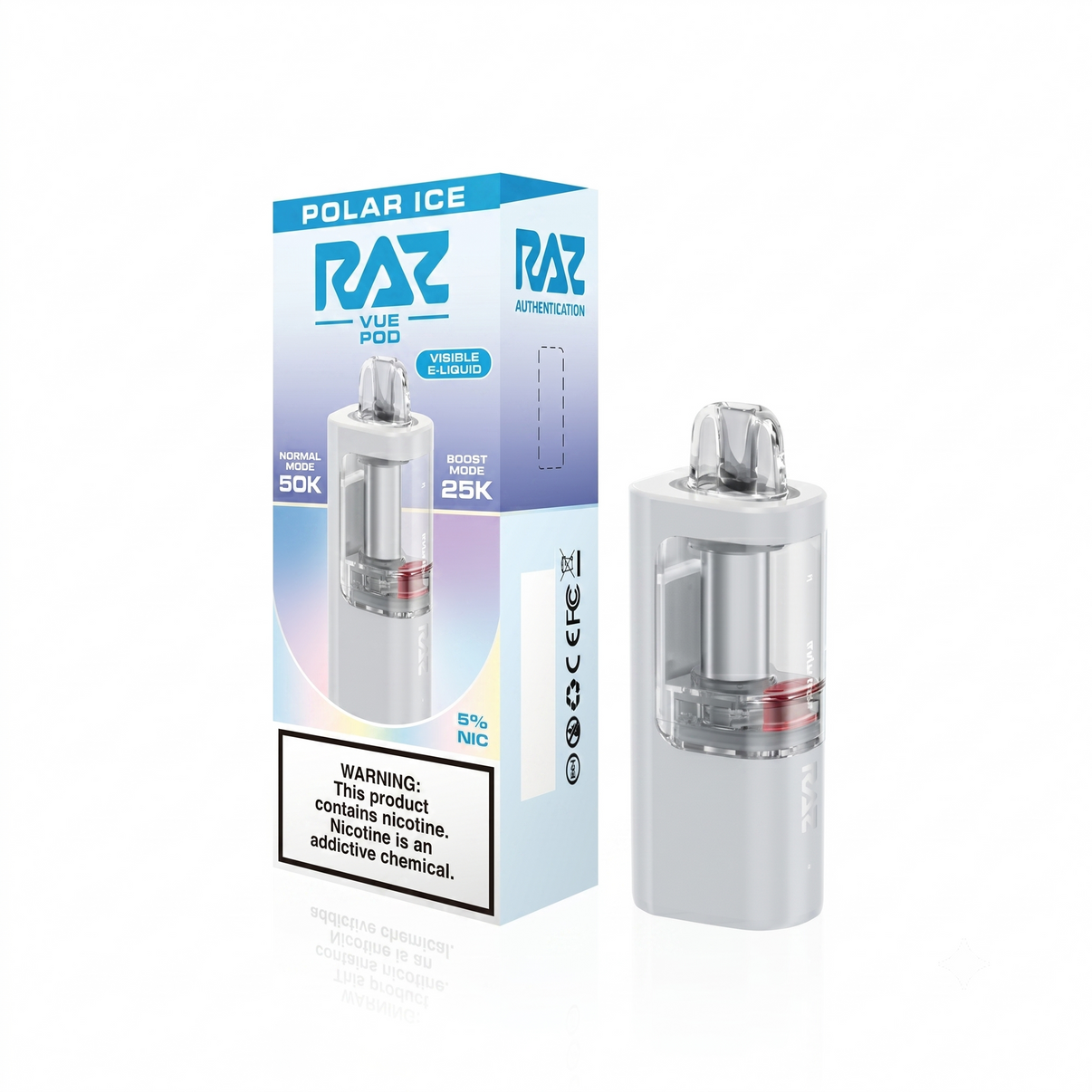RAZ VUE POD 50K Puffs - Polar Ice