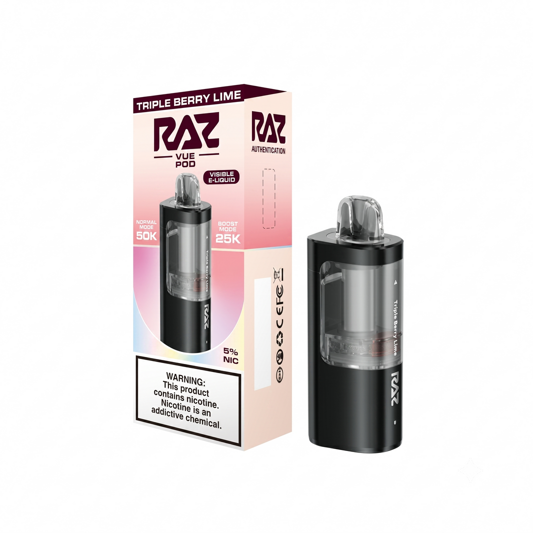 RAZ VUE POD 50K Puffs - Triple Berry Lime